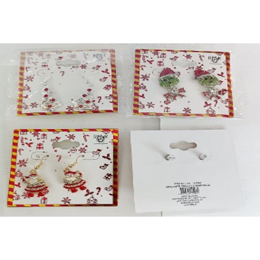 Ronis Diamante Crusted Earrings Small