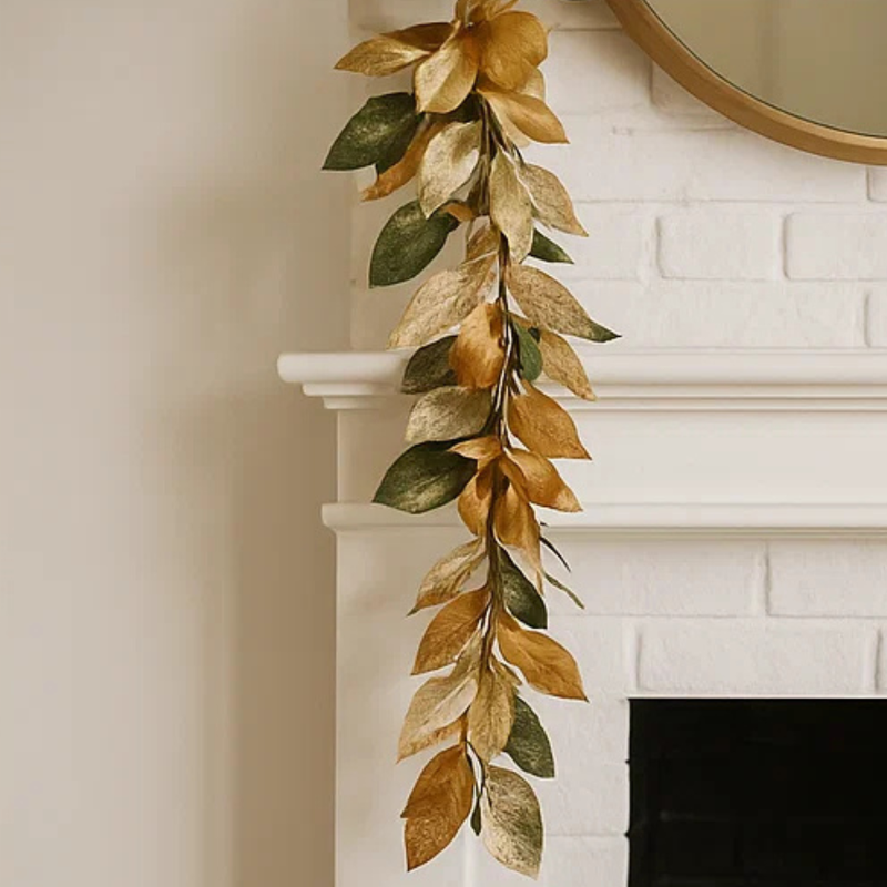 Magnolia Garland Gold 180cm