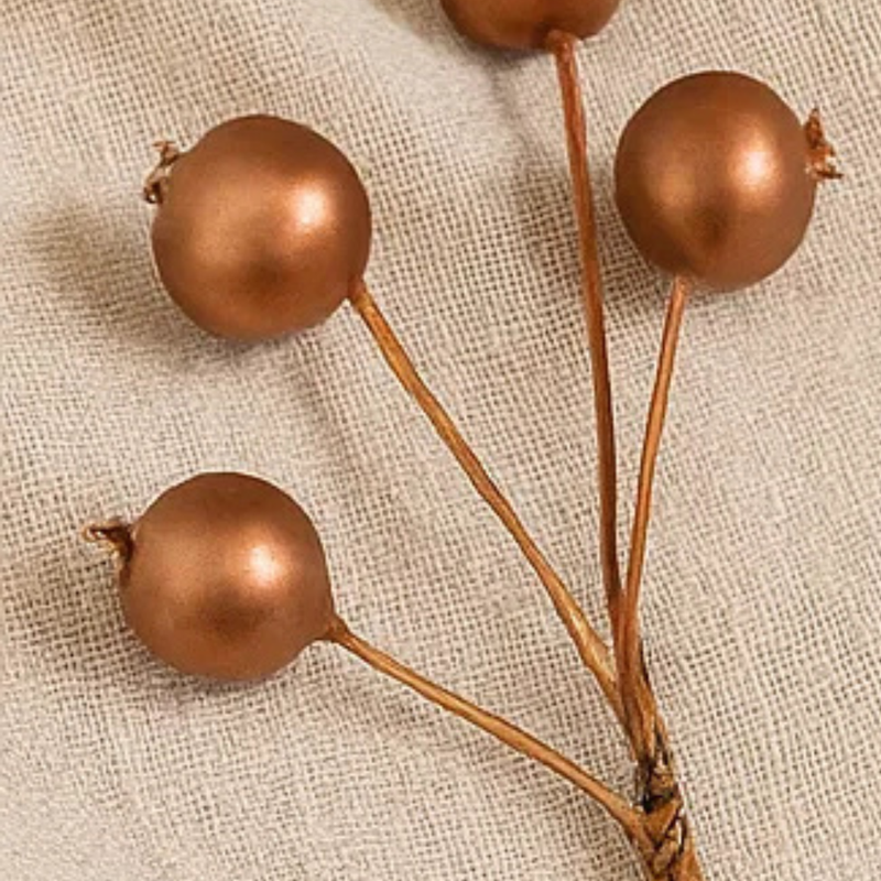 Berry Picks Champagne 6.5cm 5pk