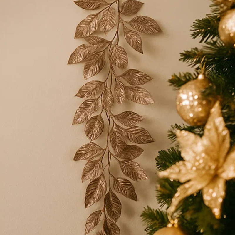 Taupe Metallic Garland 120cm