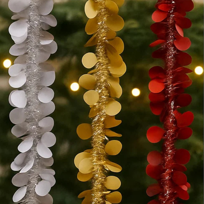 Traditional Bauble Tinsel 2m 6ply