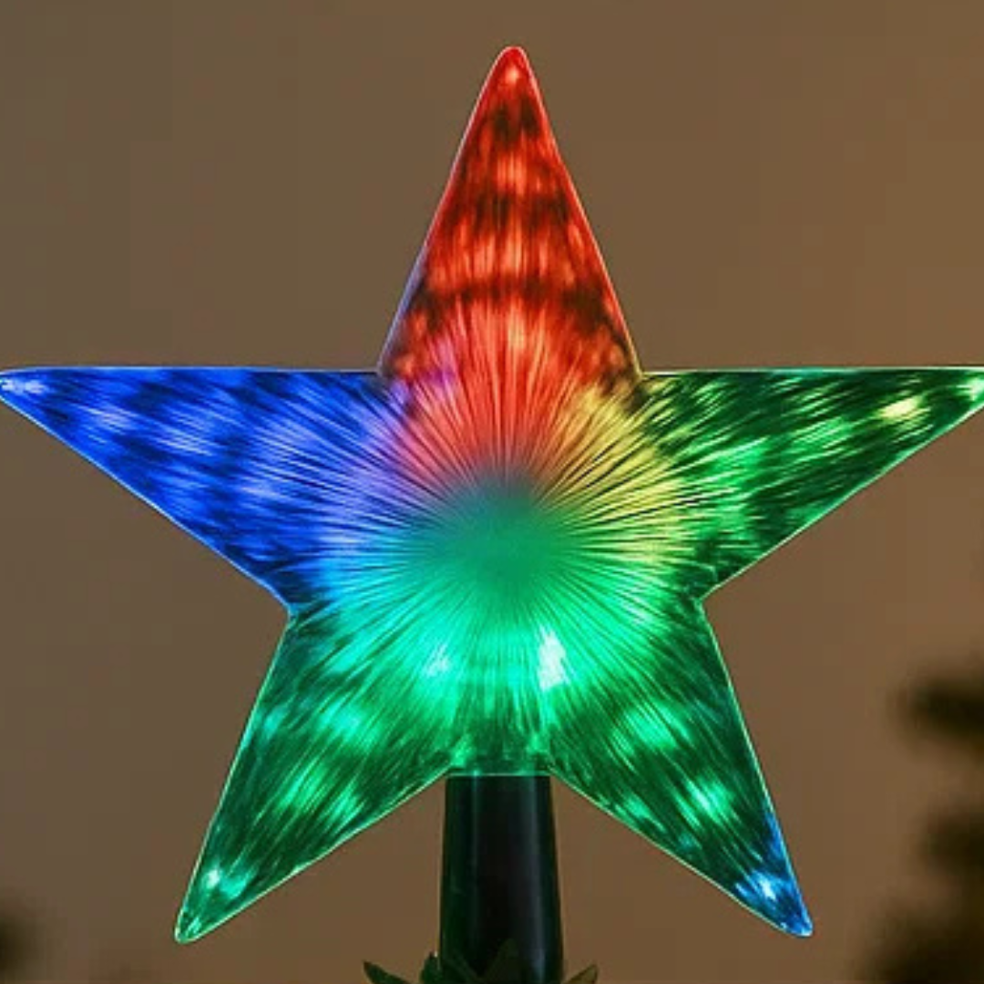 LED Star Tree Topper / Light Up Christmas Tree Decoration — Ronis
