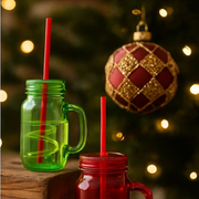 Bauble Red Gold 8cm – thumbnail