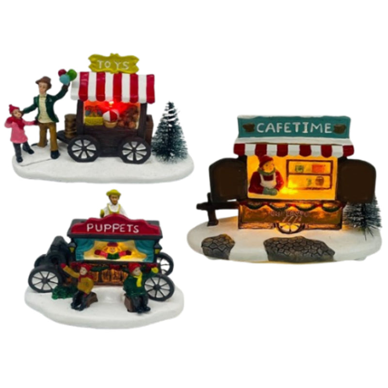 Ronis Christmas Shops 9cm Assorted