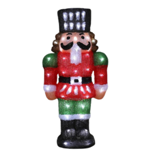 Ronis Acrylic Nutcracker white LED 28x17x60cm