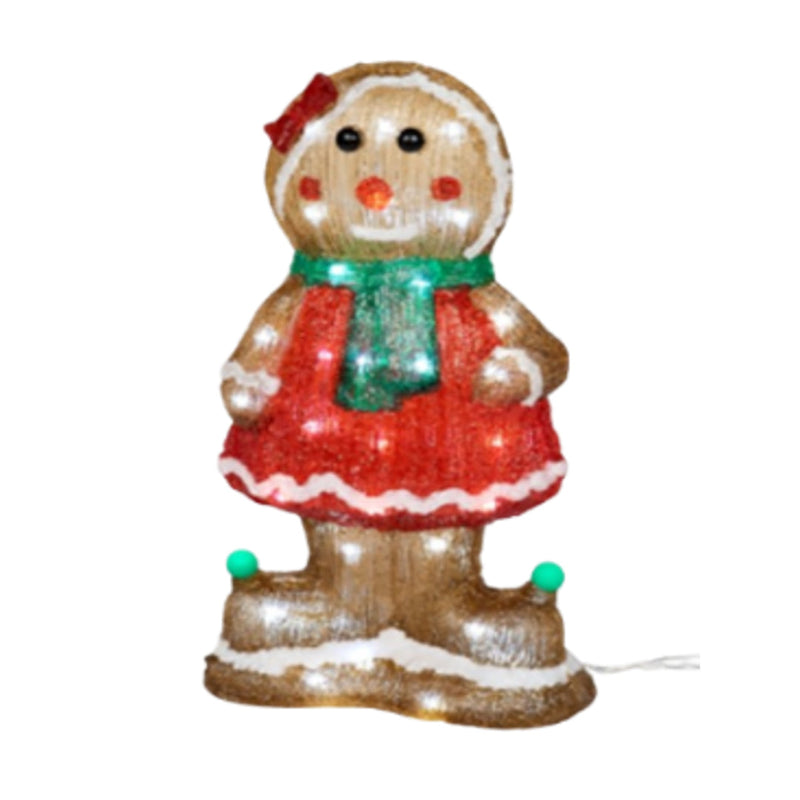Ronis Acrylic Gingerbreadman 23x13x47cm