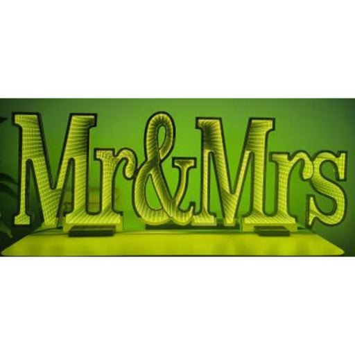 Ronis Mr&Mrs 3D Infinity Mirror Tunnel Lights