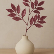 Glitter Leaf Stem Magenta and Bumble 70cm – thumbnail