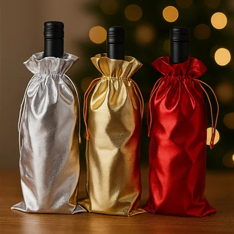 Christmas Bottle Bag 16X36Cm