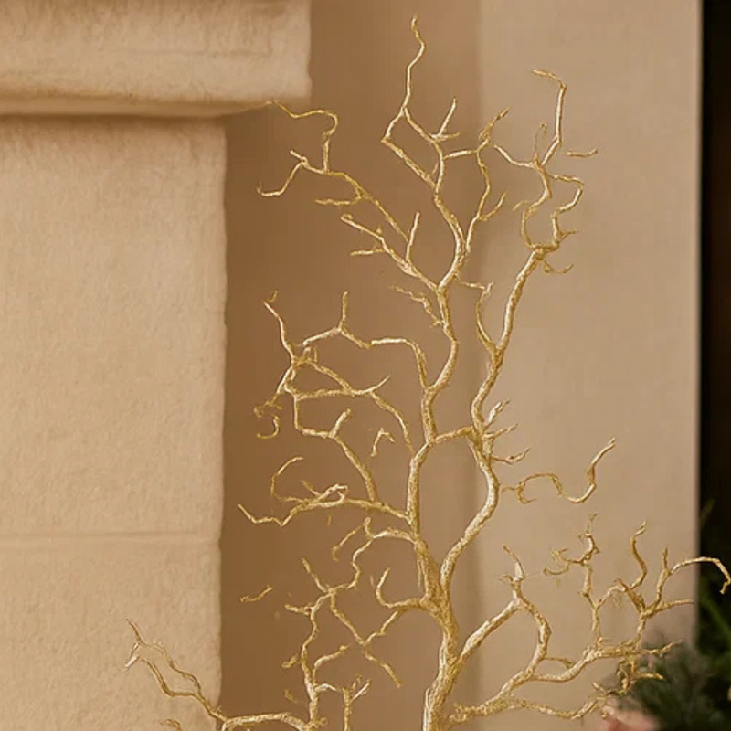 Dry Twig Look Stem Gold 104cm