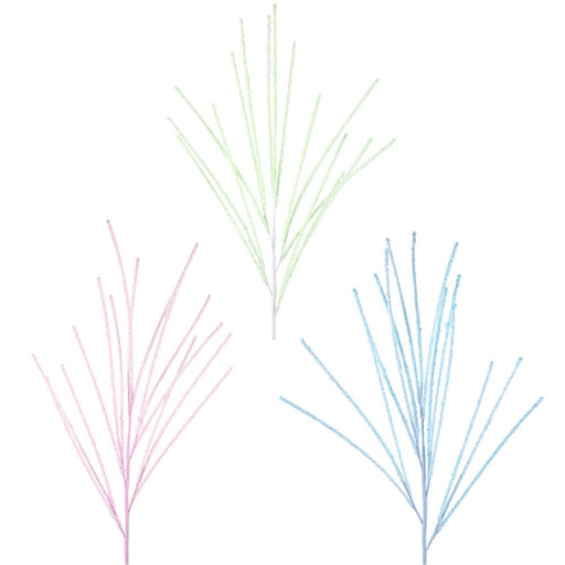 Fairy Floss Beaded Spray 3 Asstd 85cm
