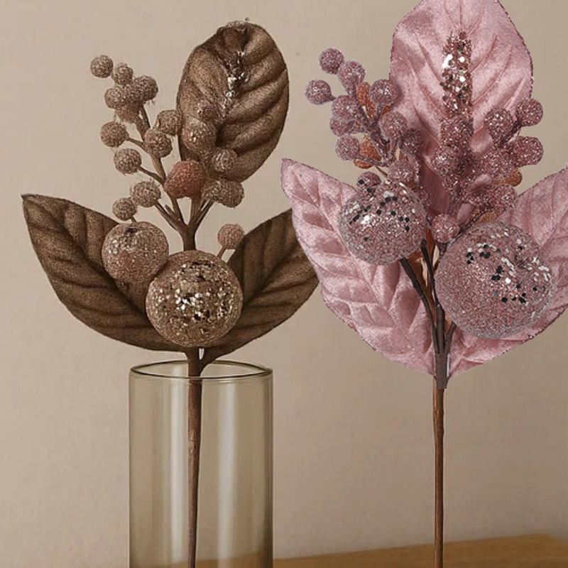 Leaf & Apple Stem 35cm