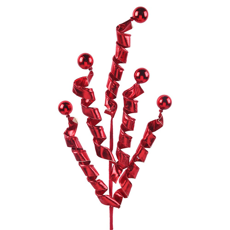 Red Ball Swirl Stem 70cm