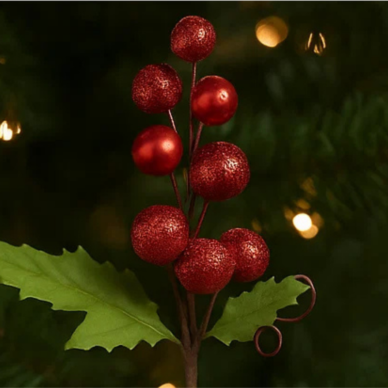 Glitter Berry Pick 17cm