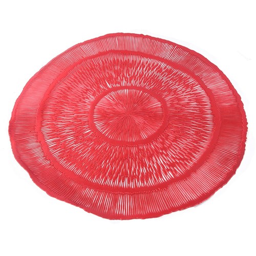 Red PVC Placemat 38cm