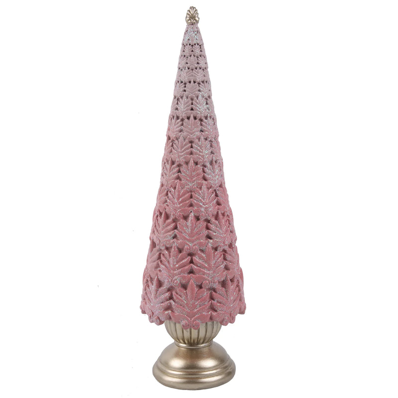 Pink Resin Tree 10x35cm