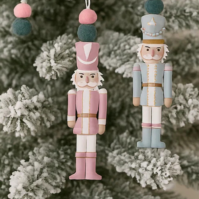 Fairy Floss Nutcracker Tree Ornaments 4.5x13cm