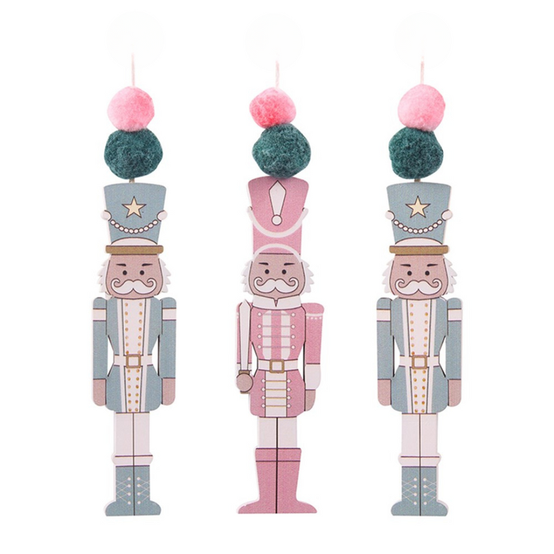 Fairy Floss Nutcracker Tree Ornaments 4.5x13cm