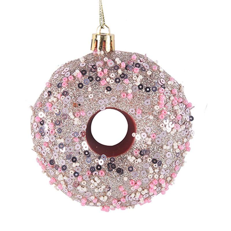 Donut Tree Ornaments 9cm 3pk