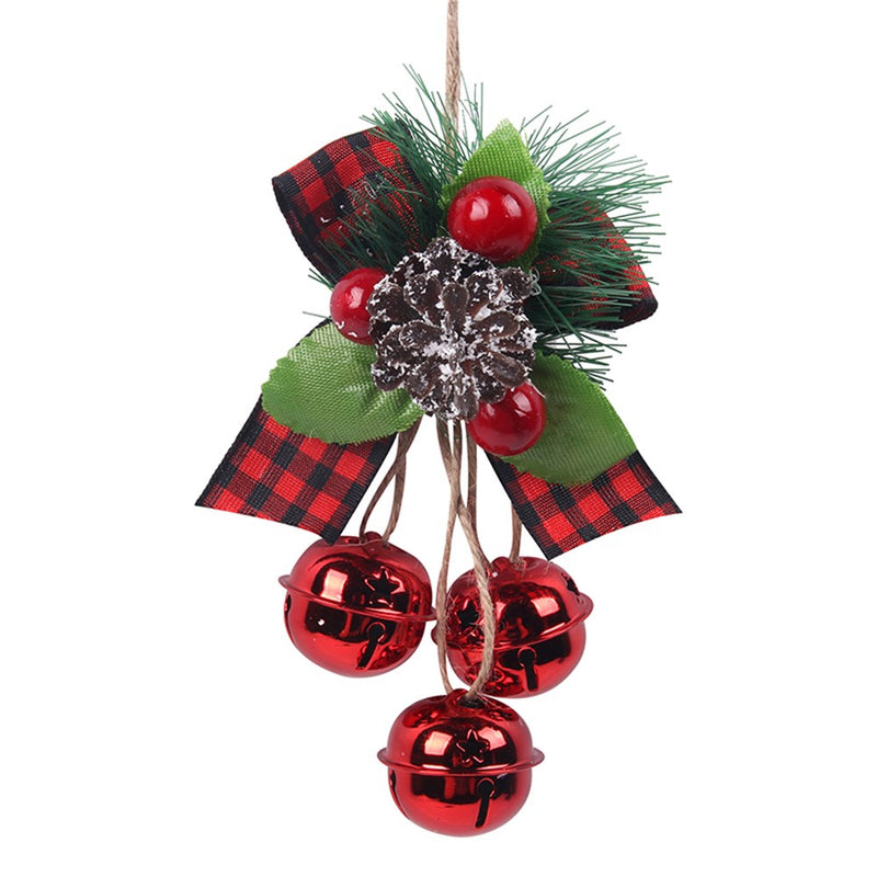 Red Bells Tree Decoration 3cm 3pk