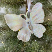 White Iridescent Butterfly 11x9.5cm – thumbnail