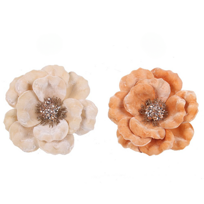 Magnolia W/Clip (Gold, Ivory) 12x15cm
