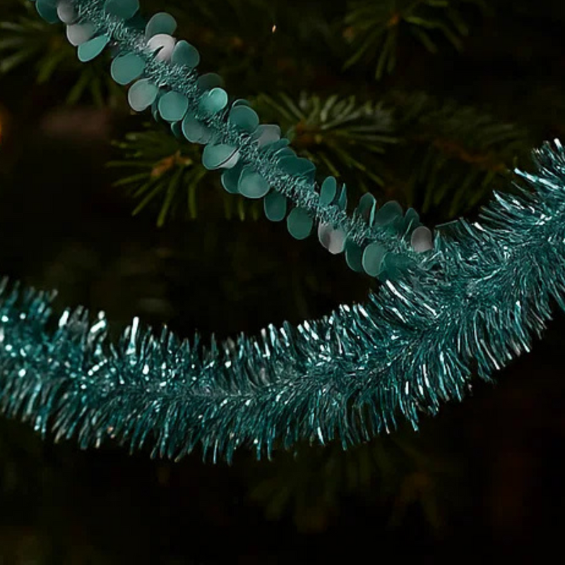 Mint Tinsel 200cm