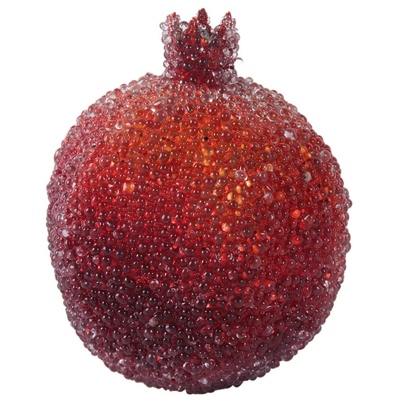 Red Beaded Pomegranate 9x8.2x10.3cm