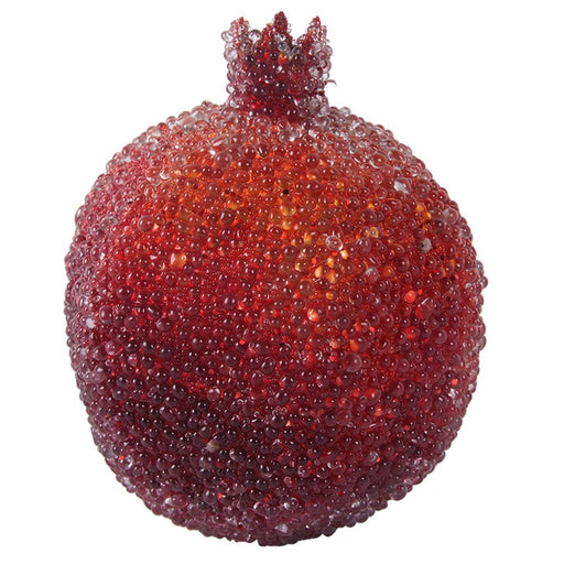 Red Beaded Pomegranate 9x8.2x10.3cm