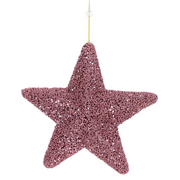 Rose Hanging Star 25cm – thumbnail