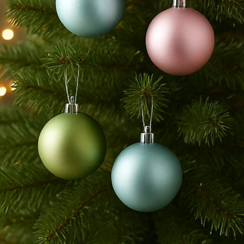 Baubles Fairy Floss 6cm 6pk