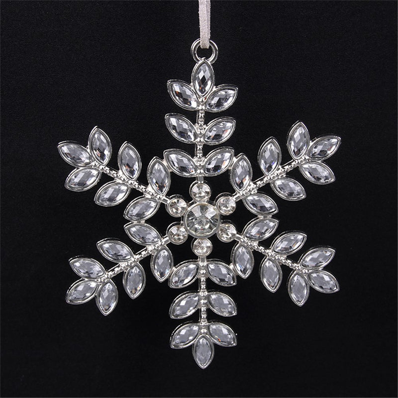 Crystal Snowflake Tree Ornament 10cm