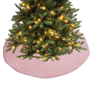 Pink Velvet Christmas Tree Skirt 120cm – thumbnail