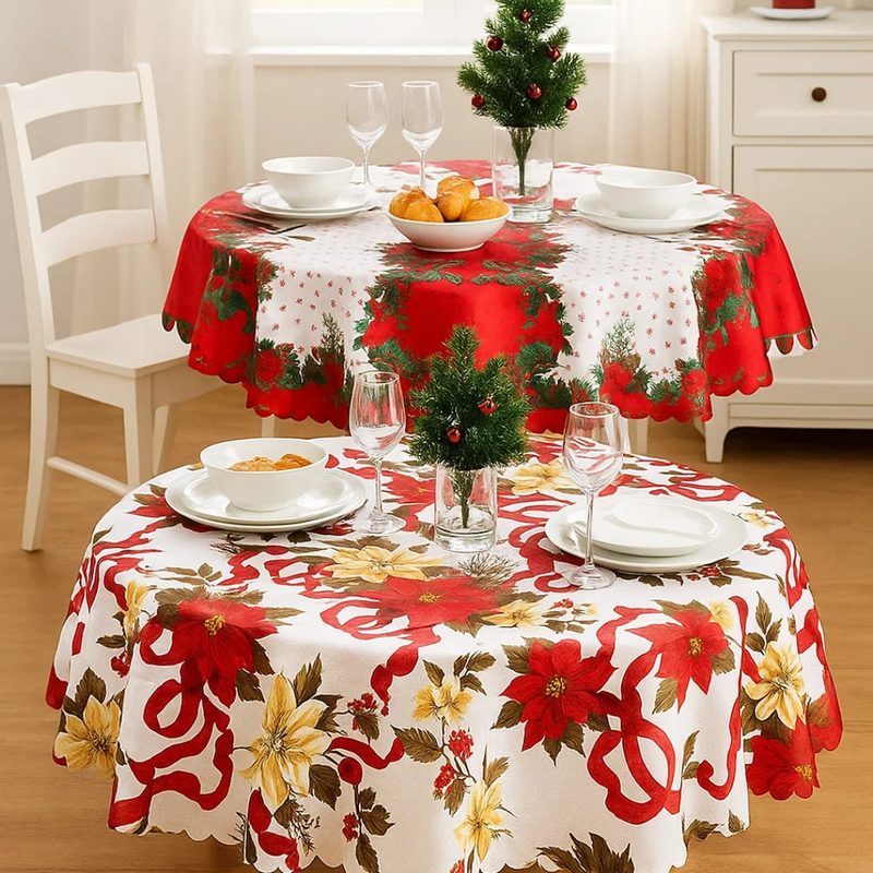 Christmas Round Tablecloths 150cm