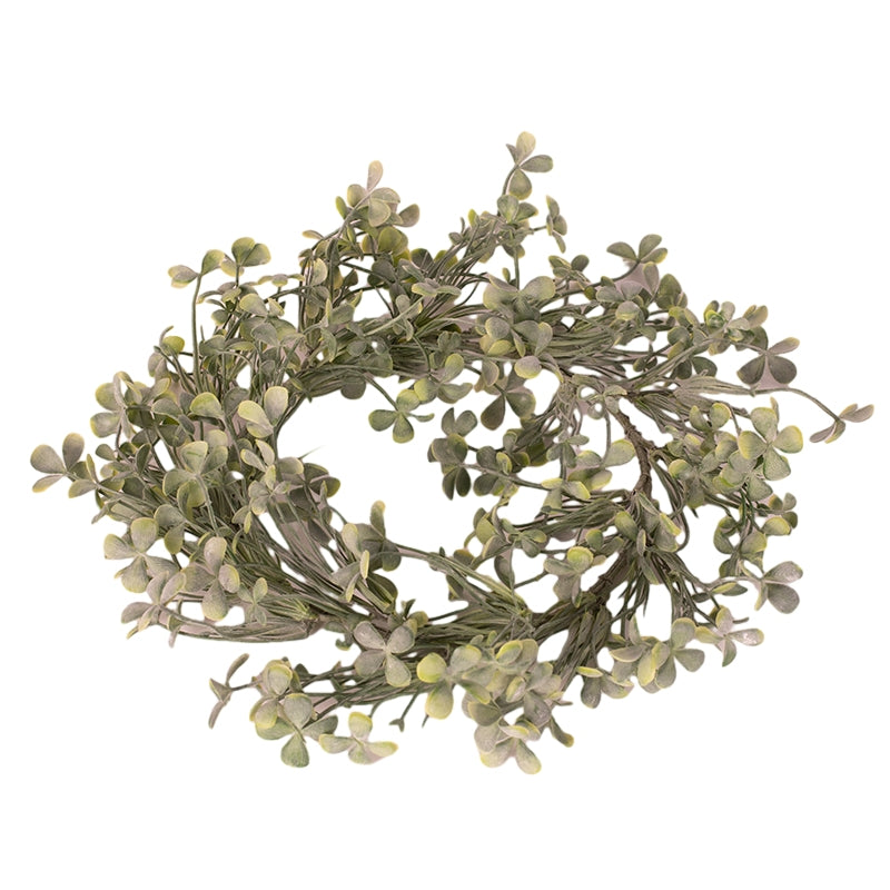 Green Floral Wreath 28cm