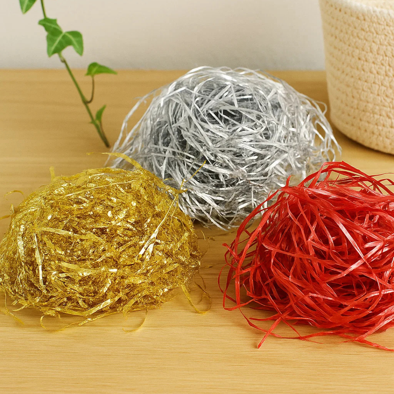 Shredded Foil Rose, Silver, Gold 40G