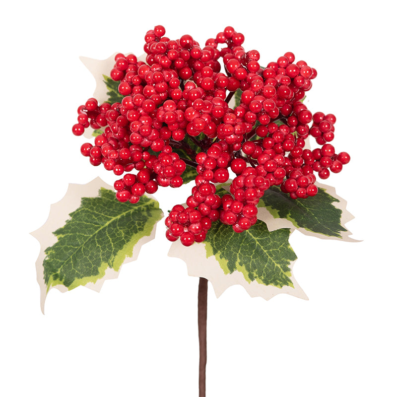Red Glitter Berry Drop, 118cm long, featuring cascading glittery red berries ideal for Christmas decorating.