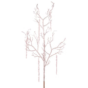 Silver Glitter Pick with Acrylic Icicles 77cm – thumbnail