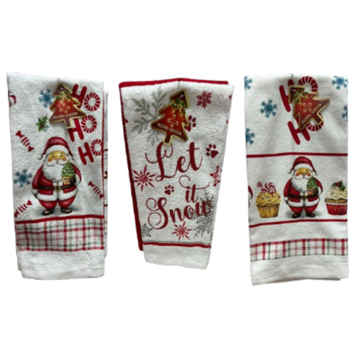 Ronis Christmas Printed T-Towel Assorted Designs