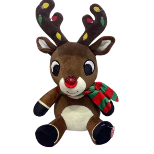 Ronis Rudolf Red Nose Shaking And Light Up Singing