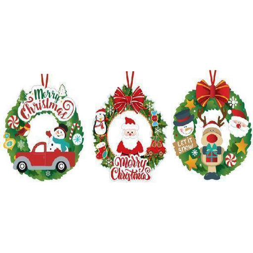 Ronis Christmas Wreath Deco 40cm Assorted