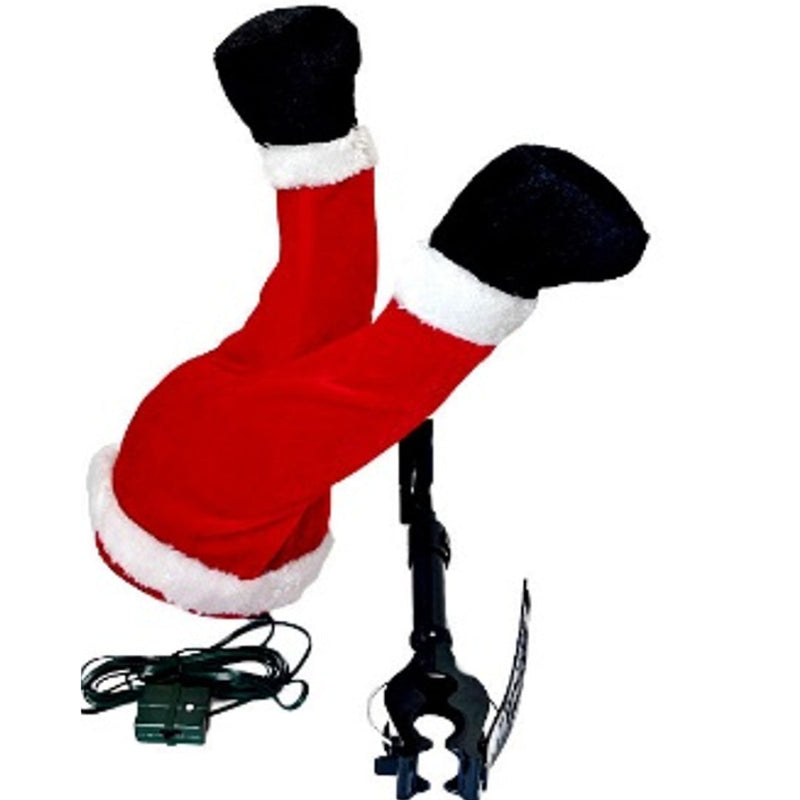 Ronis Santa Kicker Leg Tree Décor Interactive Treet Accessory