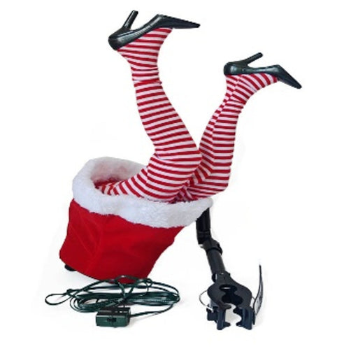 Ronis Christmas Girl Kicker Leg Tree Deco