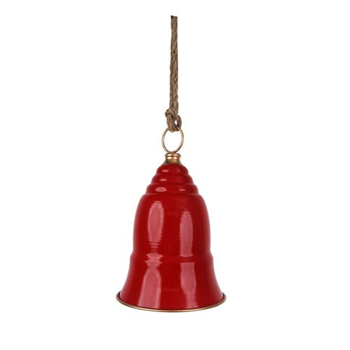Red Bell with Champagne Top & Rim 17X26cm