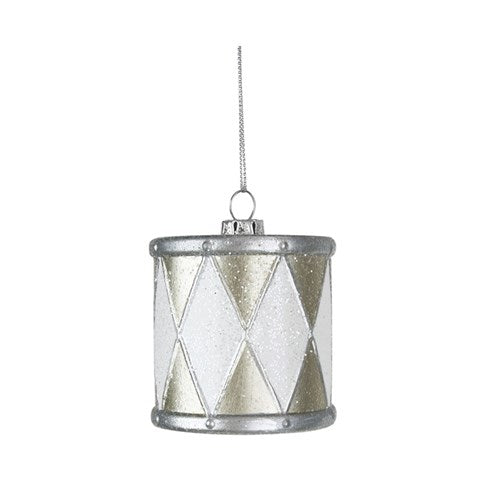 Plastic Drum Ornament 6X7cm