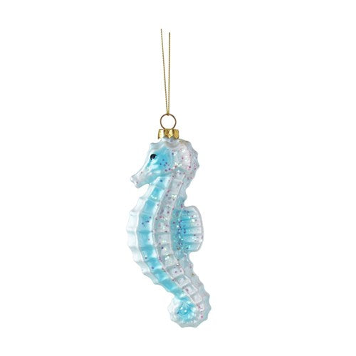Plastic Seahorse Ornament 6X14cm