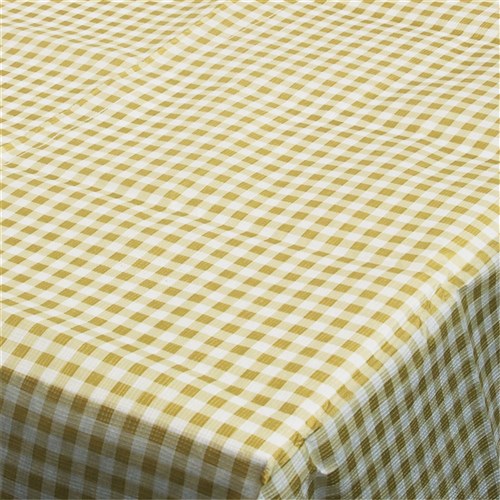Paper Table Cover 120X180cm Silver & Champagne Gingham 22G 2 assorted