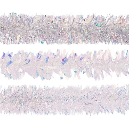 Tinsel 9Ply 2m Iridescent 2m 3 assorted