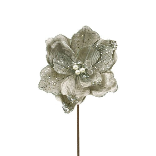 Platinum Magnolia with Clip 20cm