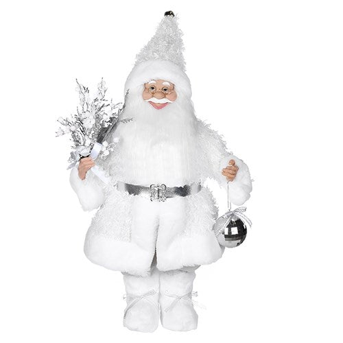 Deluxe White Santa 90cm